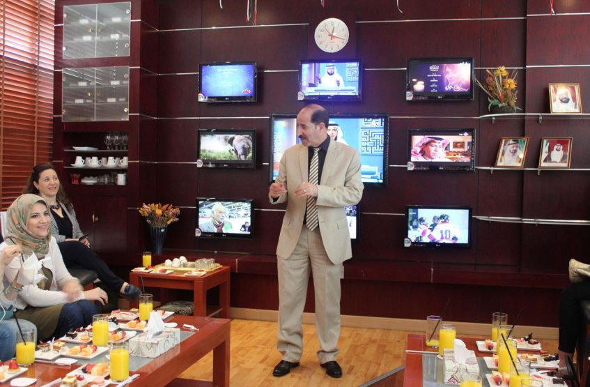 Students of College of Communication in AAU visits AD TV