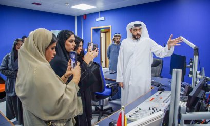 A student visit to Abu Dhabi Media Network
